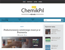 Tablet Screenshot of chemikpil.pl